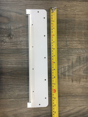 Airstream 6 Gallon Water Heater Access Door with Flange Kit, Arctic White* - 690489-R-WHT