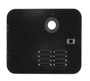 Airstream Tankless Water Heater Access Door, Black (offset vent)- 690769-04