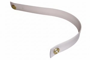 Airstream 10" Clear Door Strap with Silver Snaps - 702681-104