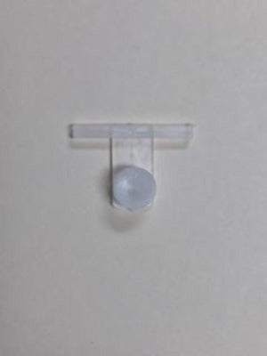 Airstream Square End Cap Support Button, Clear - 702937-112