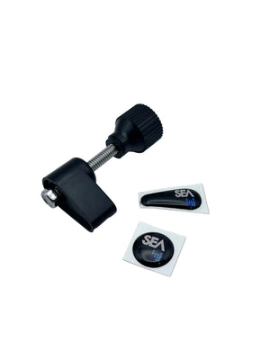 Airstream Shower Door Travel Latch Assembly, Black* - 703911-101