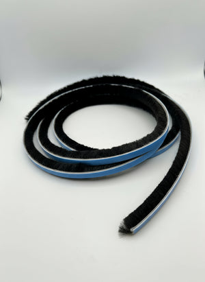 Airstream Weatherstrip Pile Seal (Black), By The Foot - 703991