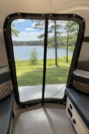 Airstream Basecamp Rear Hatch Door Screen with Zipper - 704342