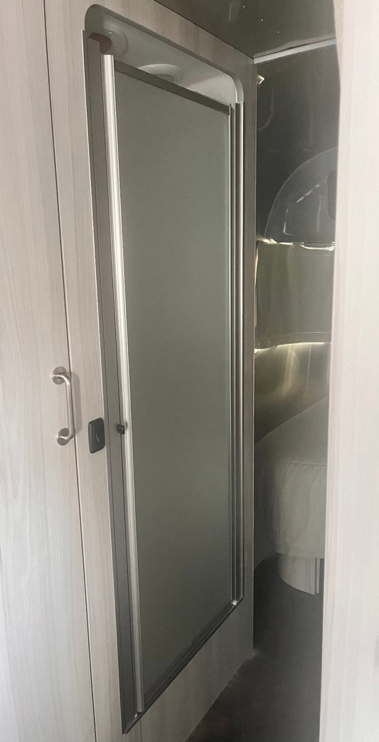 Airstream Brushed Nickel Shower Door Assembly  -704783-01