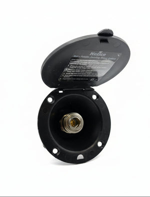 Airstream 3.625" Non-potable Sprayer Port, Black - 943957