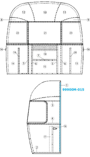 Airstream Zero Bow Weldment For Airstream Sport 22' Only - 99900M-015
