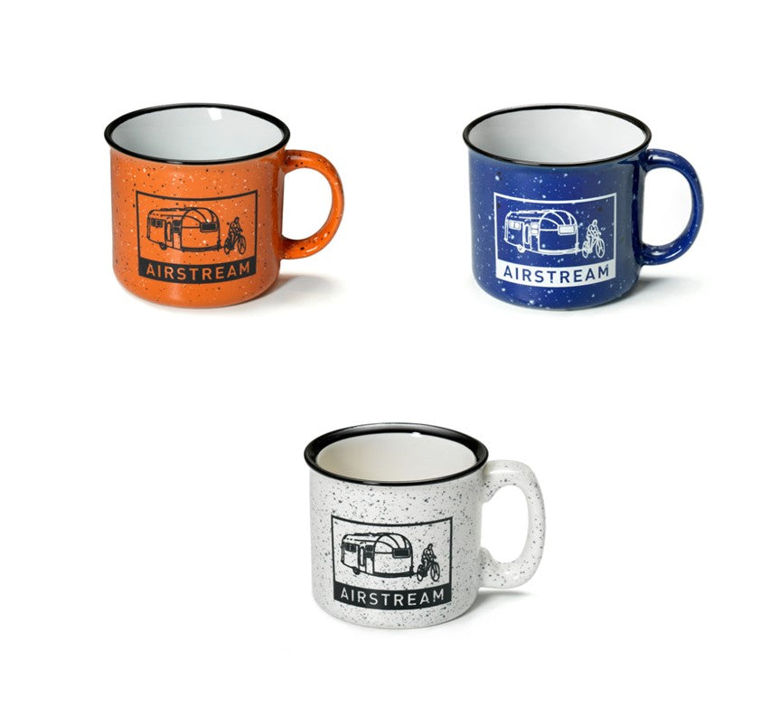 Airstream Campfire Mug - Blue, Orange or White