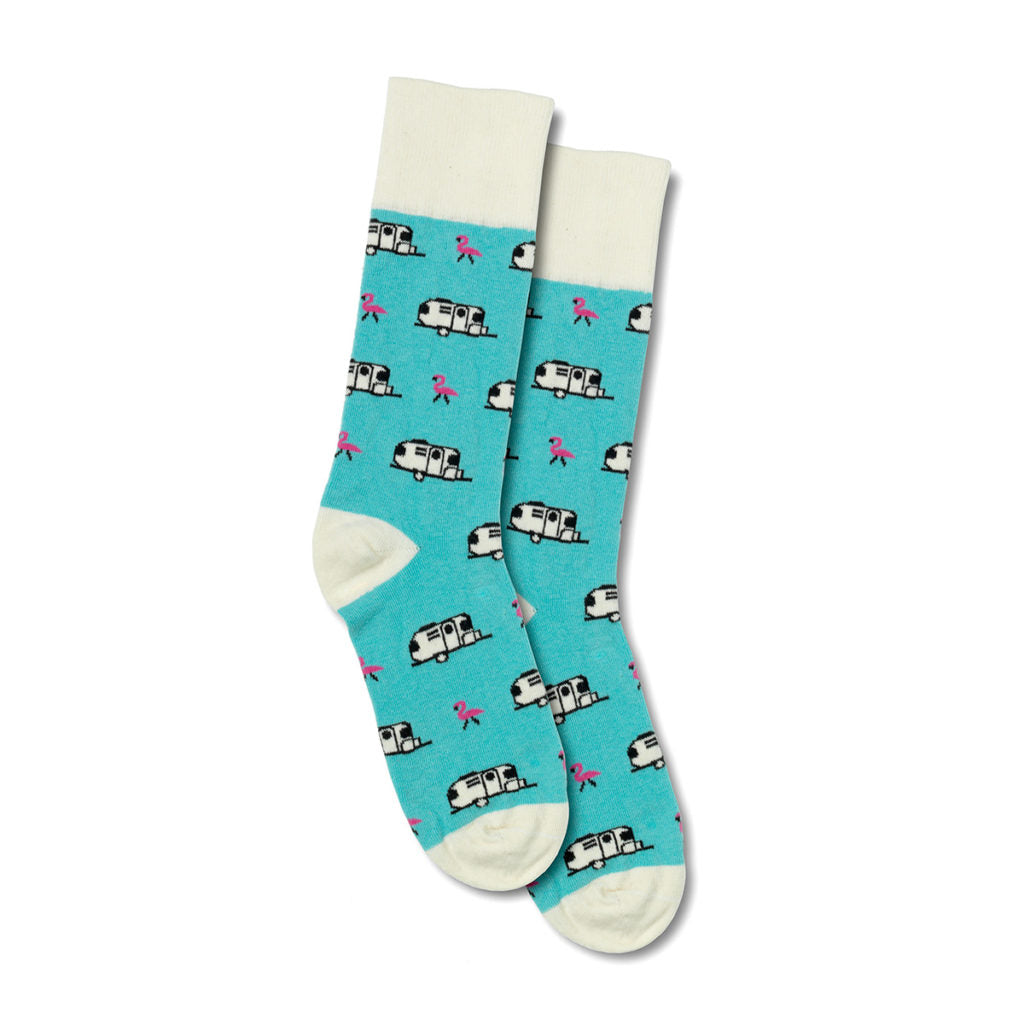 Airstream Dress Sock - Lake Blue