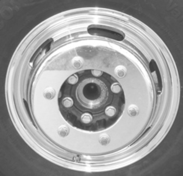 Airstream Polished Inside/Outside Wheel 16 x 5.5 JG With Durabright Finish, Rear 411004-09