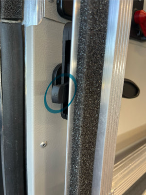 Airstream Lefthand Hinge Screen Door Latch - 383025