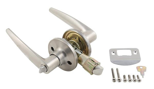 AP Products 013-231-SS Entry Door Lock, Stainless Steel Finish