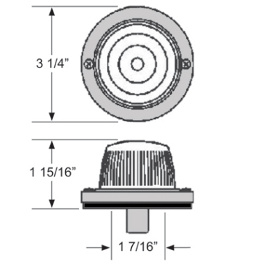 Vintage Back Up Light Replacement - 727