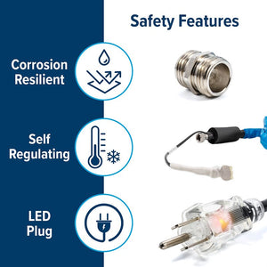 Camco 22911 25' Tastepure Heated RV Drinking Hose