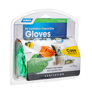 Camco 40285 RV Sanitation Nitrile Gloves, Green