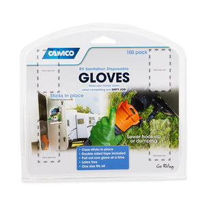 Camco 40285 RV Sanitation Nitrile Gloves, Green