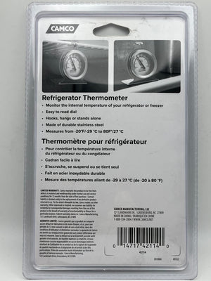 Camco 42114 Refrigerator Thermometer