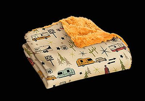 Camp Casual CC005RT Multi-Color 50"X60" Road Trip Pumpkin