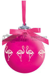 Flamingo Light Up Glass Ornament 877-97