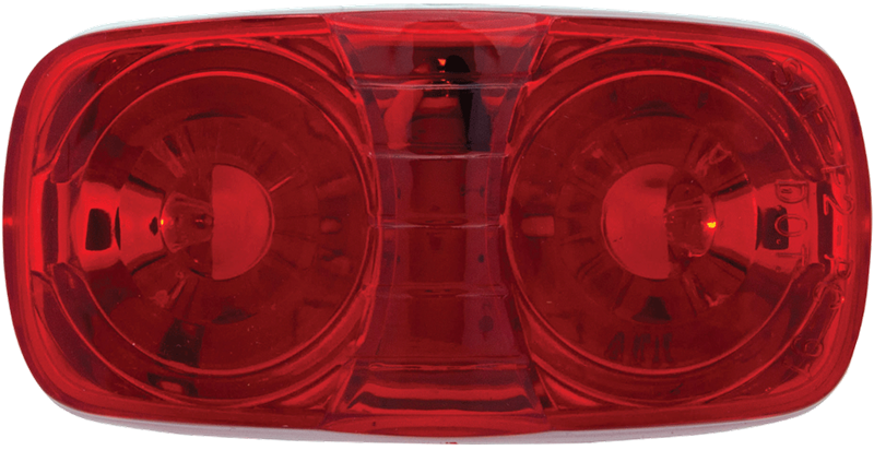 Airstream Bullseye LED Clearance Marker Light, Red - 84412W