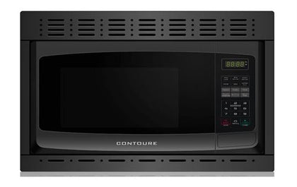 Airstream 1.0 Cubic Ft Microwave by Contoure RV 980B, Black or Trim Kit