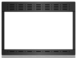 Airstream 1.0 Cubic Ft Microwave by Contoure RV 980B, Black or Trim Kit