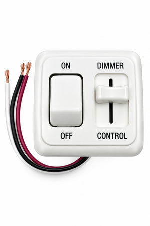 Valterra  DGLD01VP Dimmer with On/Off Switch, White