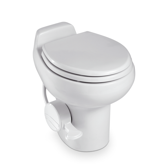 Dometic 302651001 Traveler 510 Plus Gravity Toilet, White