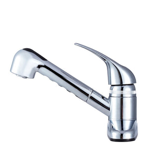  Dura Faucet DFPK100CP Non-Metallic Pull-Out Kitchen Faucet, Chrome