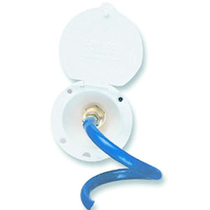 D&W SAPORTPBTW Spray-Port™ Outlet Port Only, 3" Bright White