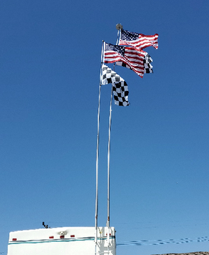 26' Telescoping RV Flagpole | Fiberglass Flagpole