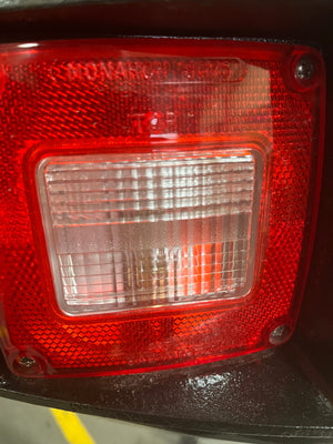  Grote Square Replacement Tail Light Lens with Back Up Light 9075