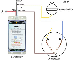 Briidea A/C Soft Starter for Advent, Airxcel, Atwood, Coleman, Dometic, and GE