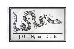 Join or Die Flag 3x5ft Poly Flag
