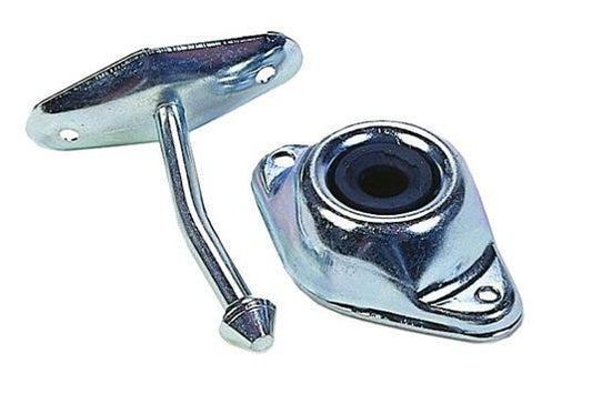 JR Products 10304 3" Plunger Style Door Catch, Angled