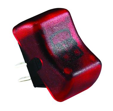 JR Products 12045 Red Illuminated RV On/Off Switch