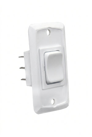 JR Products 12835 Heavy Duty On/Off/Momentary-On RV Switch, W