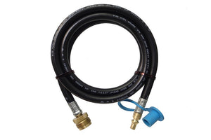 MB Sturgis 1/4" ID x 10' L Propane Hose for Throwaway Bottle, Quick Disconnect 100476-120-MBS