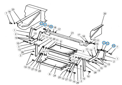 Airstream Outrigger Kit for Double Step Assembly