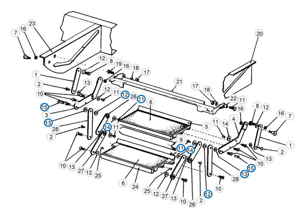 Airstream Pivot Pin Kit for Double Step Assembly