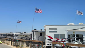 22' Telescoping RV Flagpole | Fiberglass Flagpole