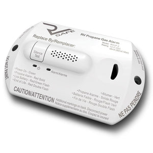 RV Safe RVLP2W Propane Alarm, White, 2-Wire