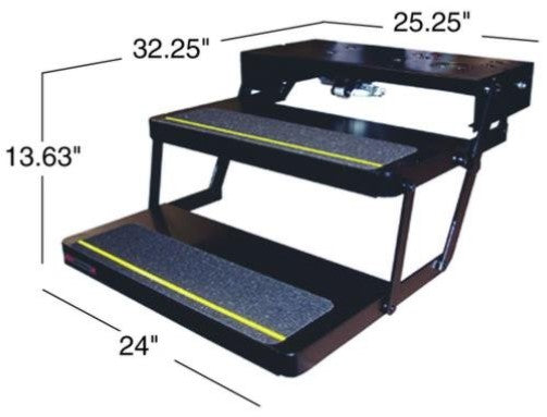 Airstream Kwikee Double Step for Airstream, Powered - 511485