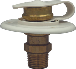Thetford 94213 City Water Flange W/Brass Check Valve, Colonial White