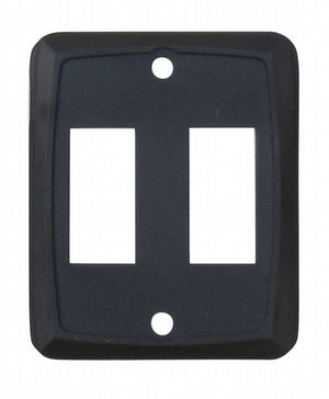 Valterra DG215VP Double Opening Switch Plate Cover, Black