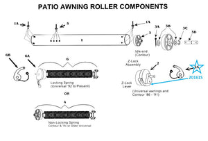 Zip Dee Z Lock Replacement Lever Kit - 20161S