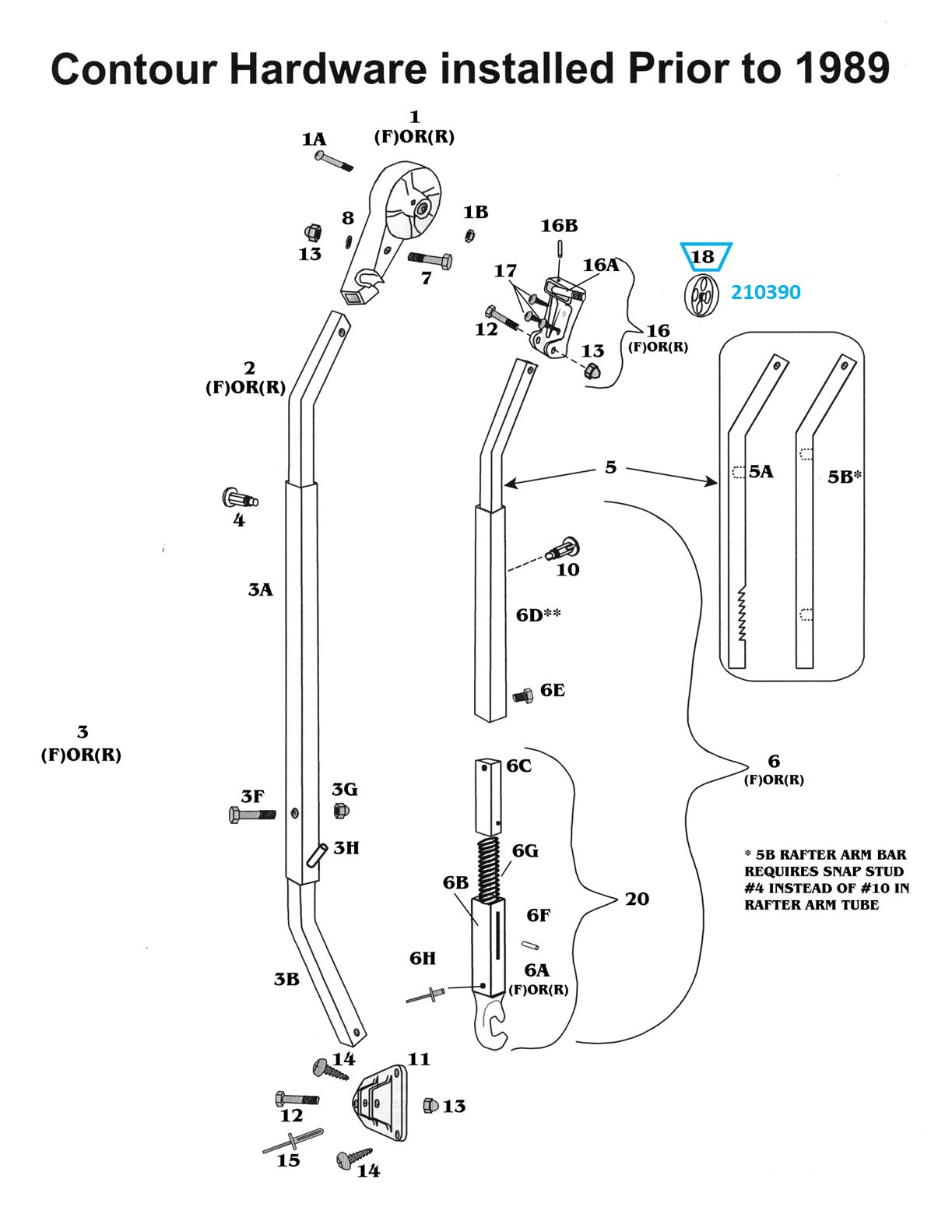 Zip Dee Awning Top Lock Clamp Wheel - 210390