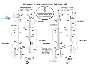 Zip Dee '83 - '85 Threaded Roller Lock Assembly - 215100 