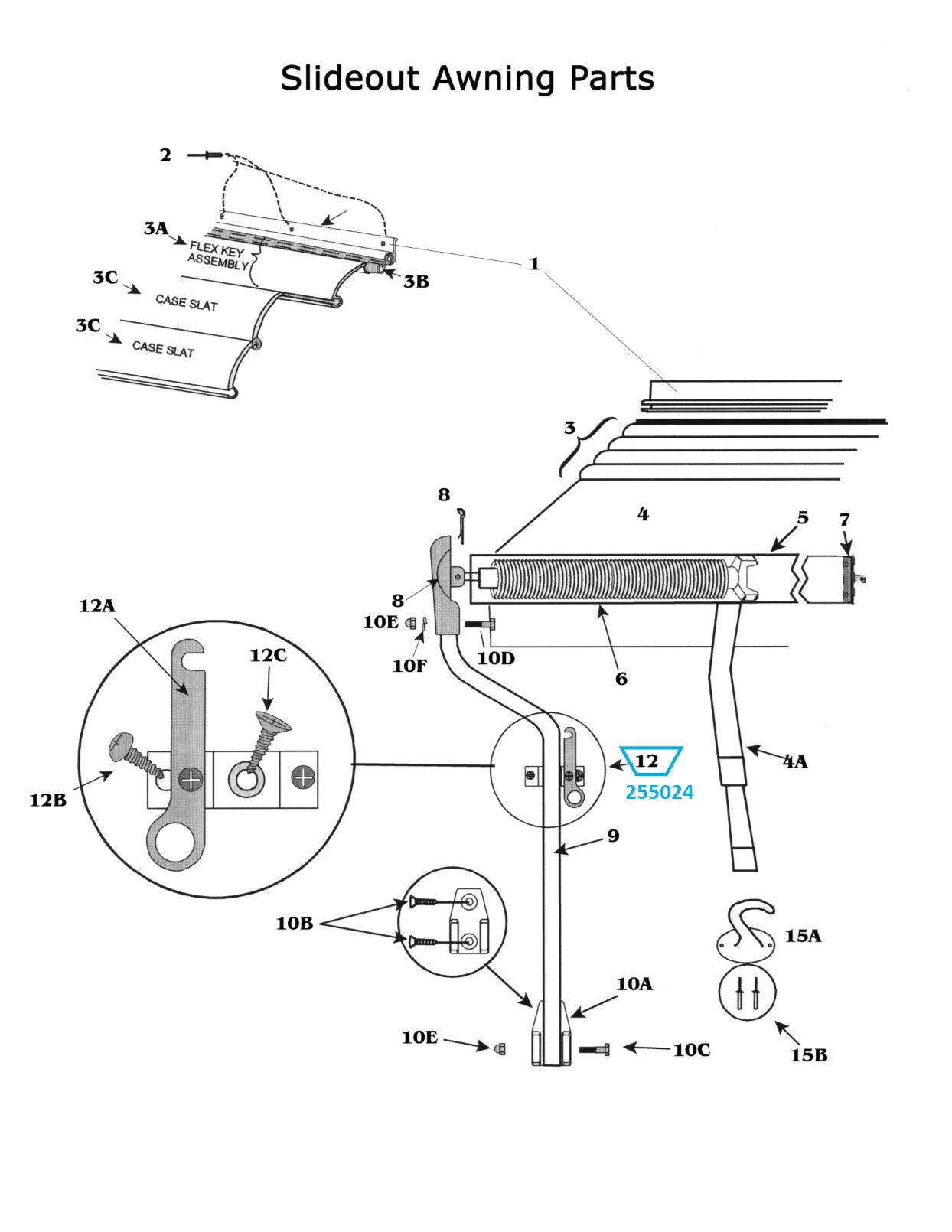 Zip Dee Locking Standoff Assembly - 255024