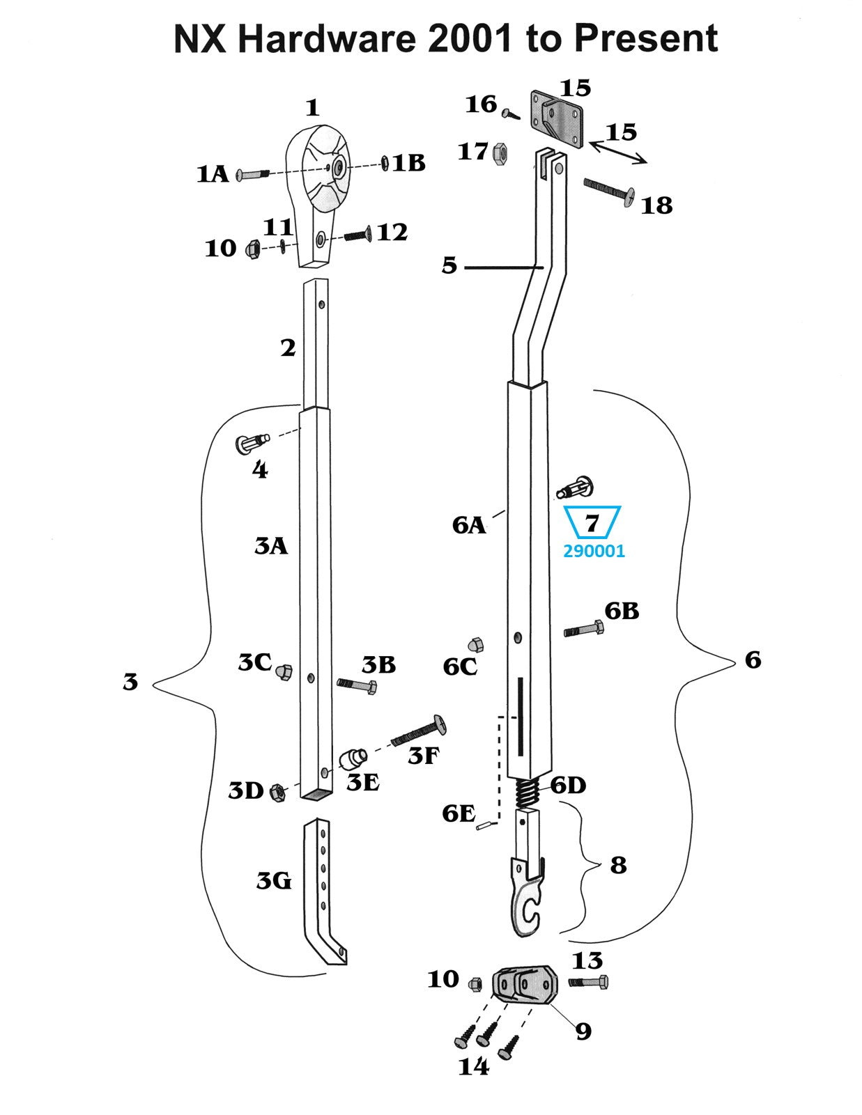 Zip Dee Awning Ratchet Stud Assembly - 290001