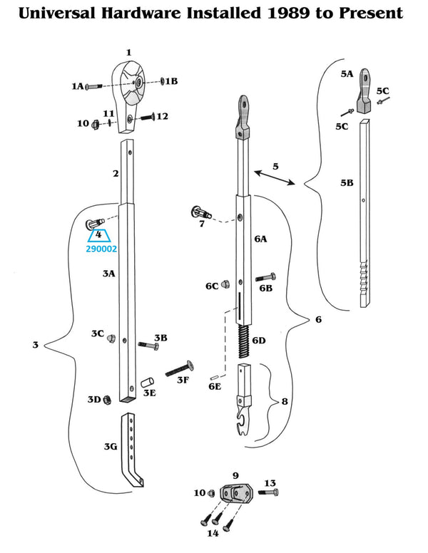 Zip Dee Awning Snap Stud Assembly - 290002